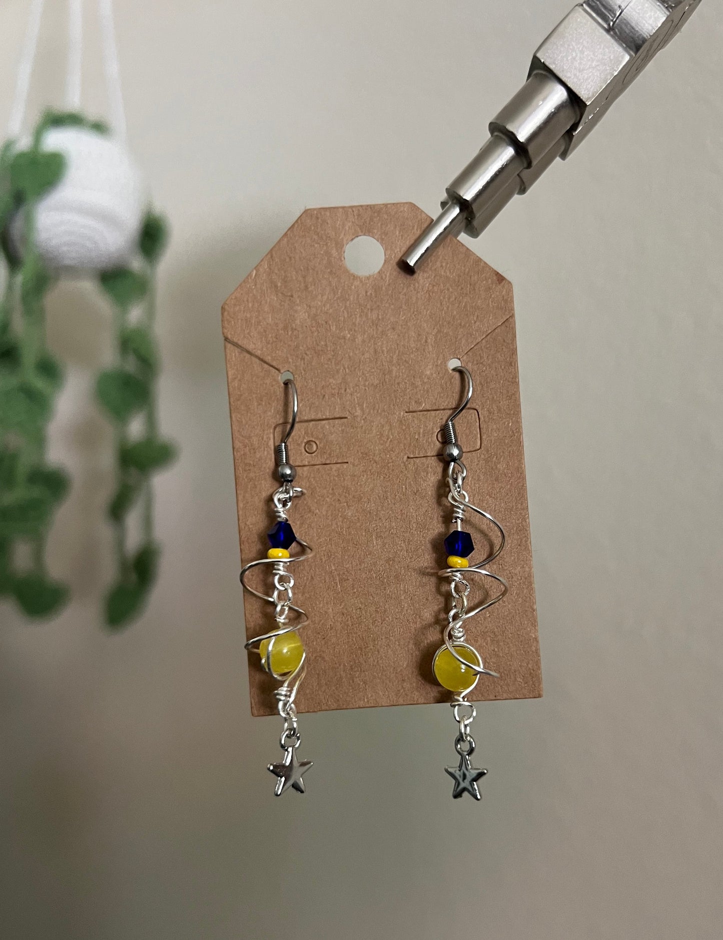 spiral earrings - coraline inspired
