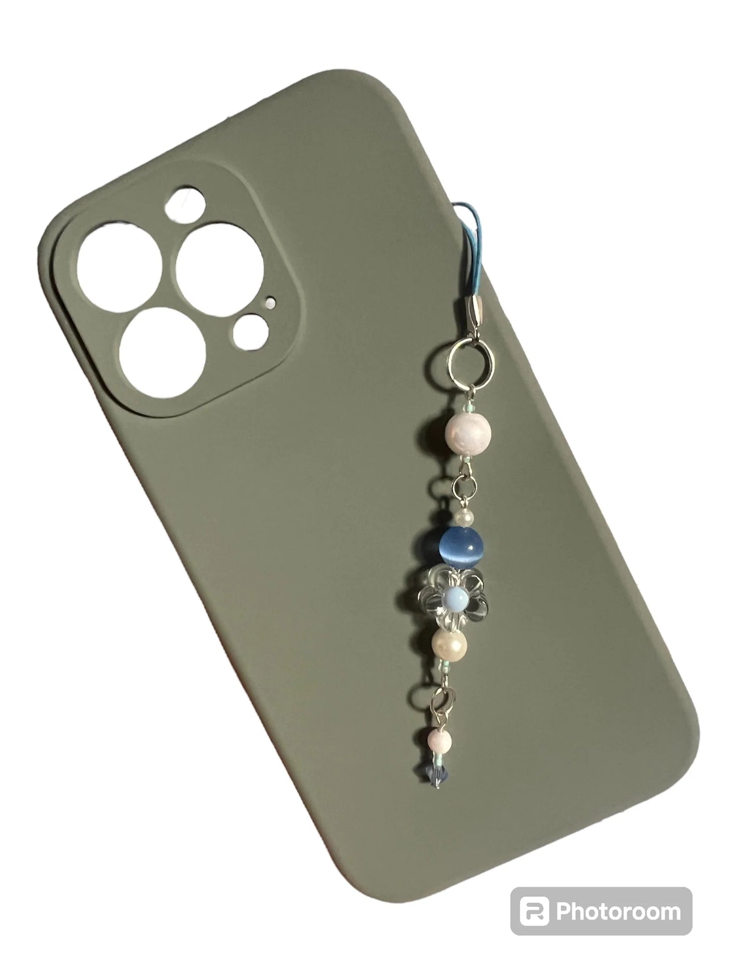 Daisy Bead Phone Charm Keychain Lanyard