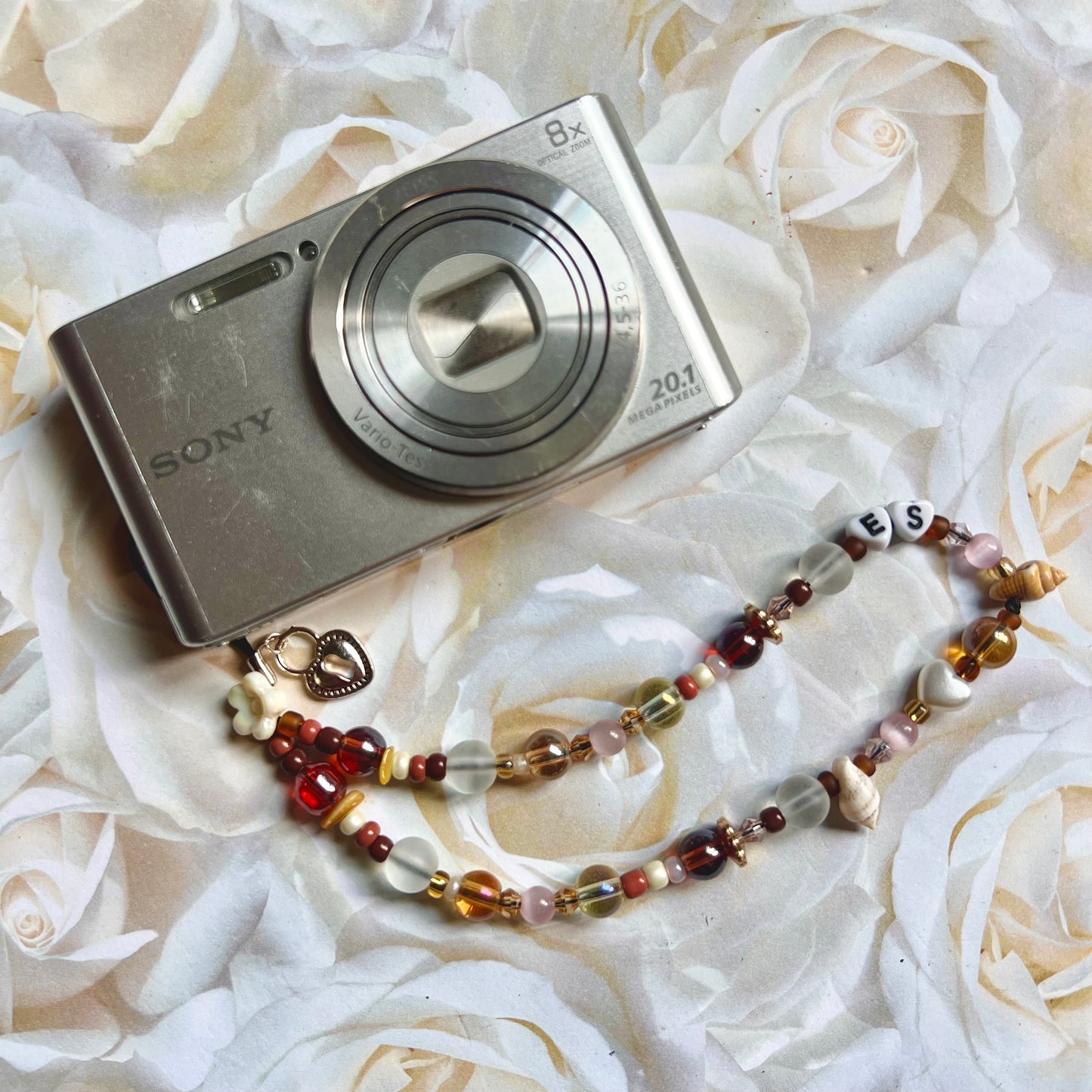 Personalized Beaded Camera/Wrist/Phone Strap