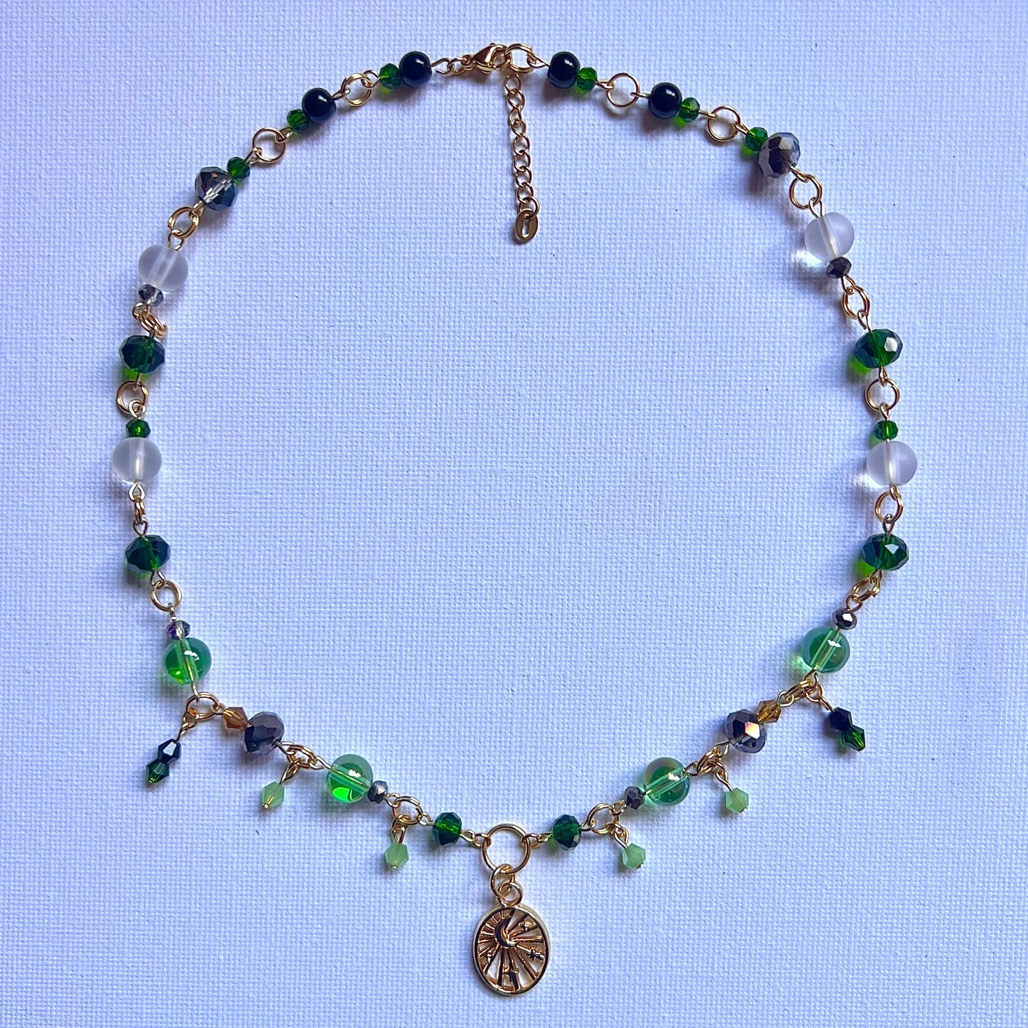 enchanted forest at night necklace