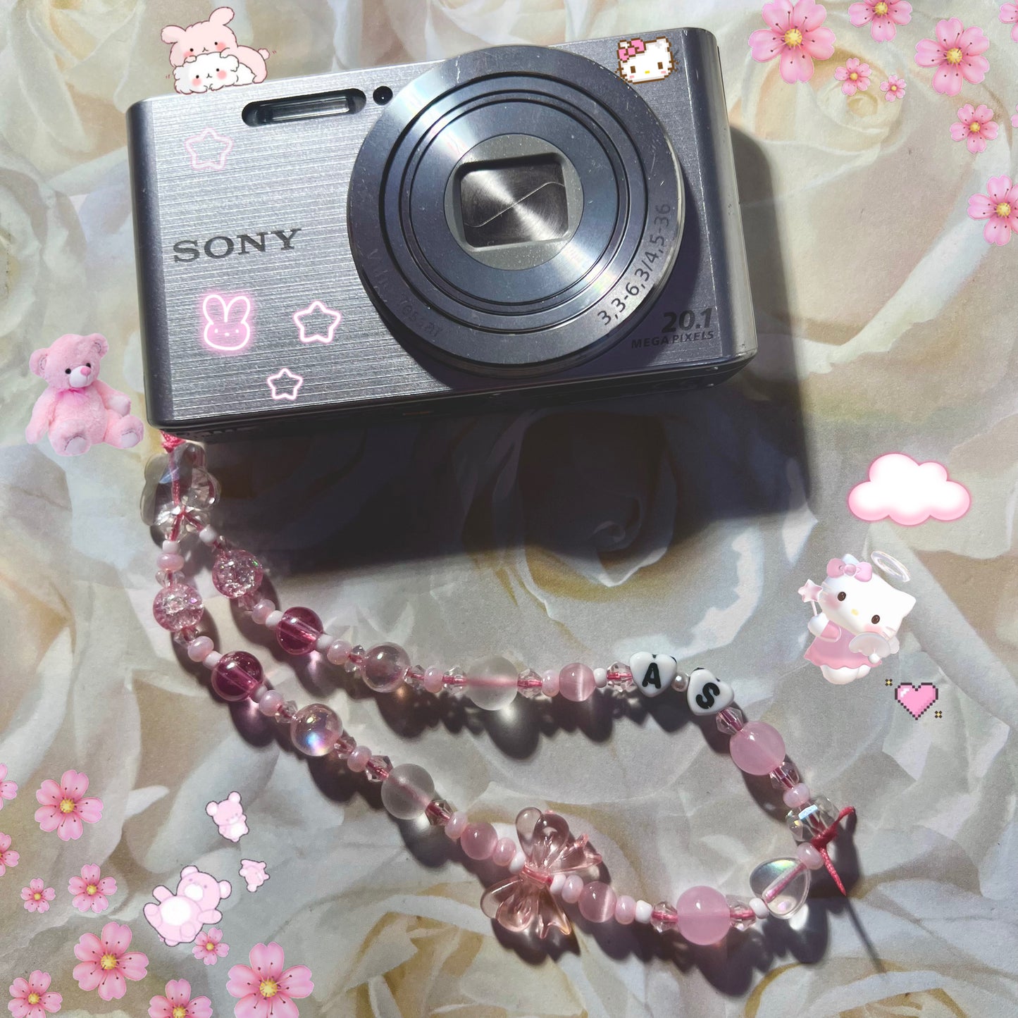 Personalized Beaded Camera/Wrist/Phone Strap