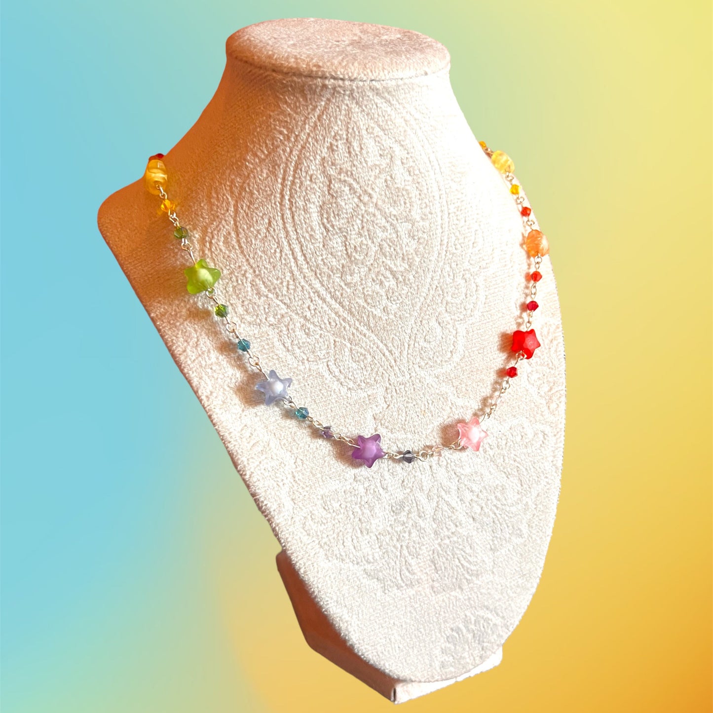 Rainbow Stars Necklace