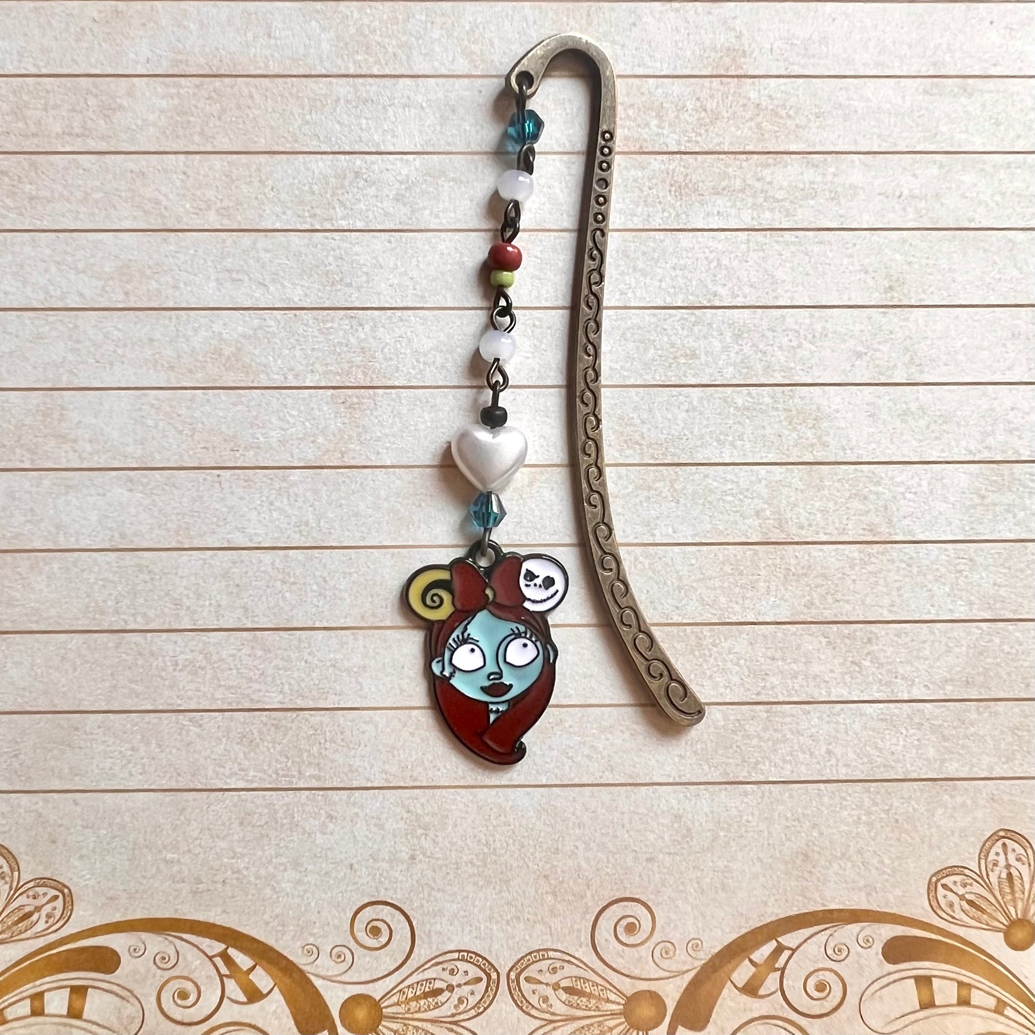 Nightmare Before Christmas Inspired Beaded Bookmarks