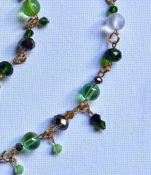 enchanted forest at night necklace