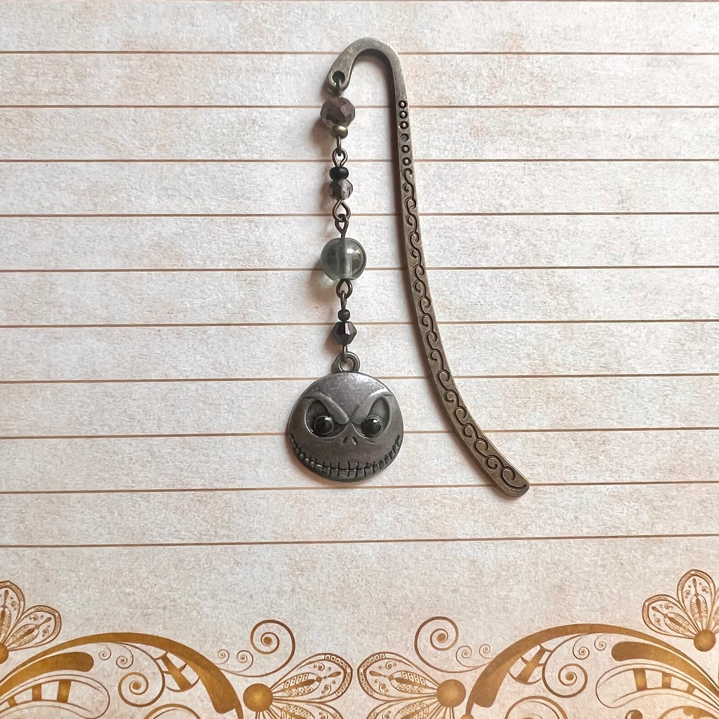 Nightmare Before Christmas Inspired Beaded Bookmarks