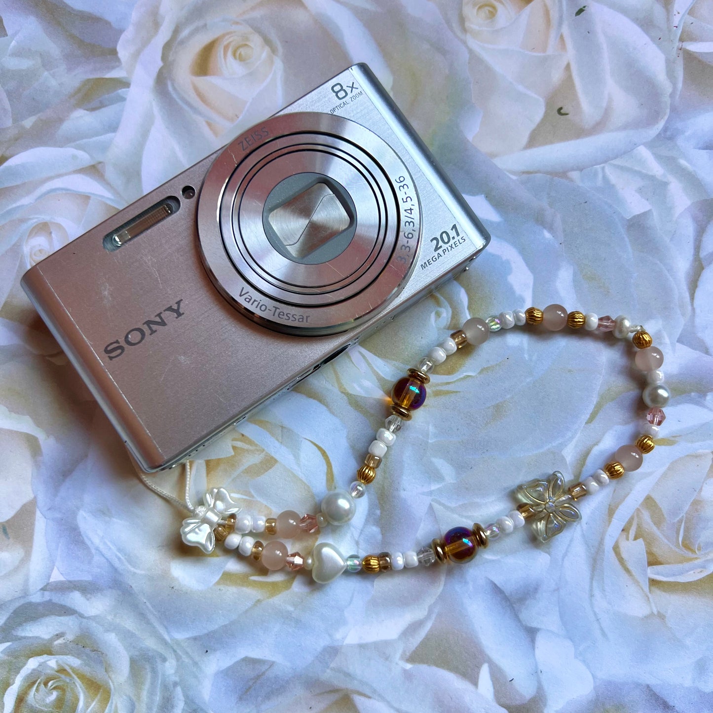 Ready-Made Beaded Camera Strap