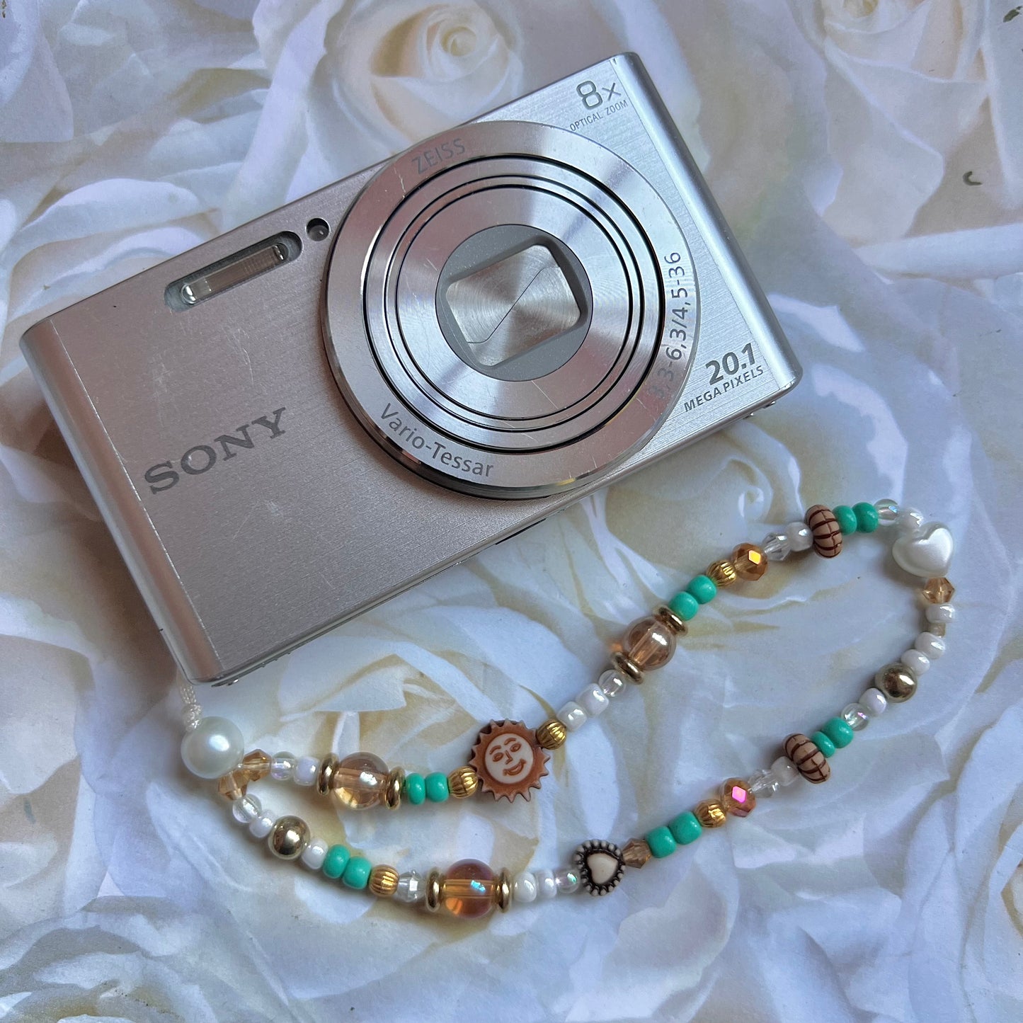 Ready-Made Beaded Camera Strap