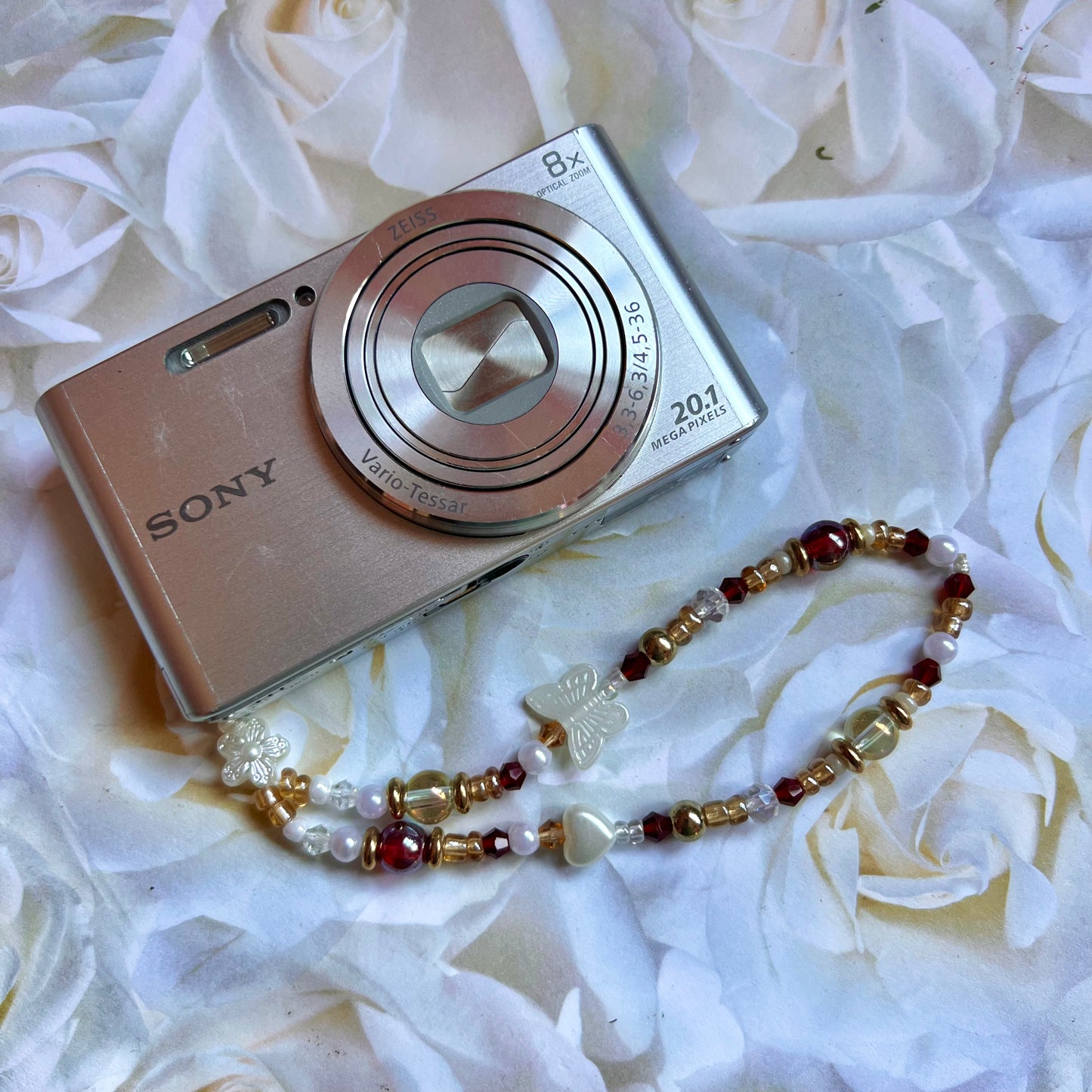 Ready-Made Beaded Camera Strap