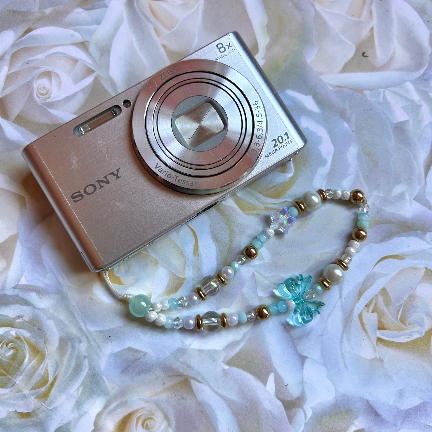 Ready-Made Beaded Camera Strap