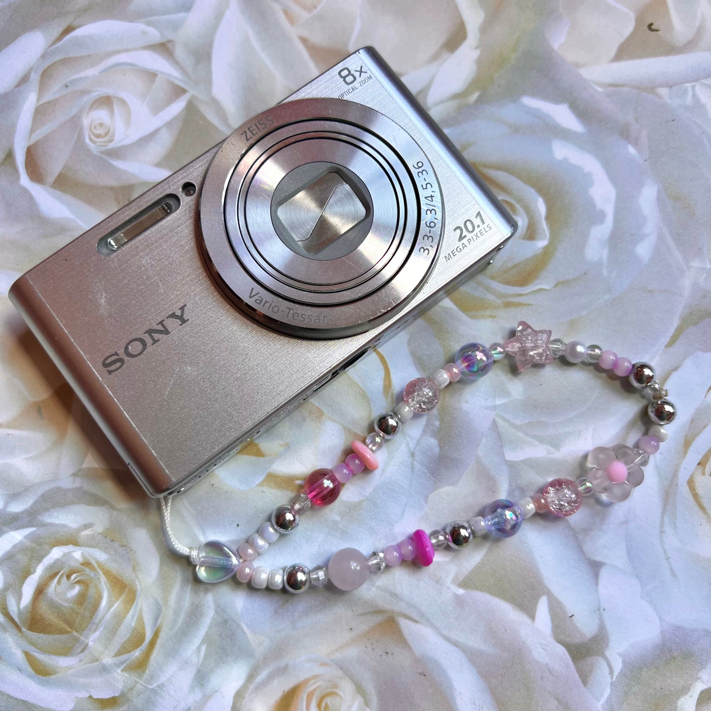 Ready-Made Beaded Camera Strap