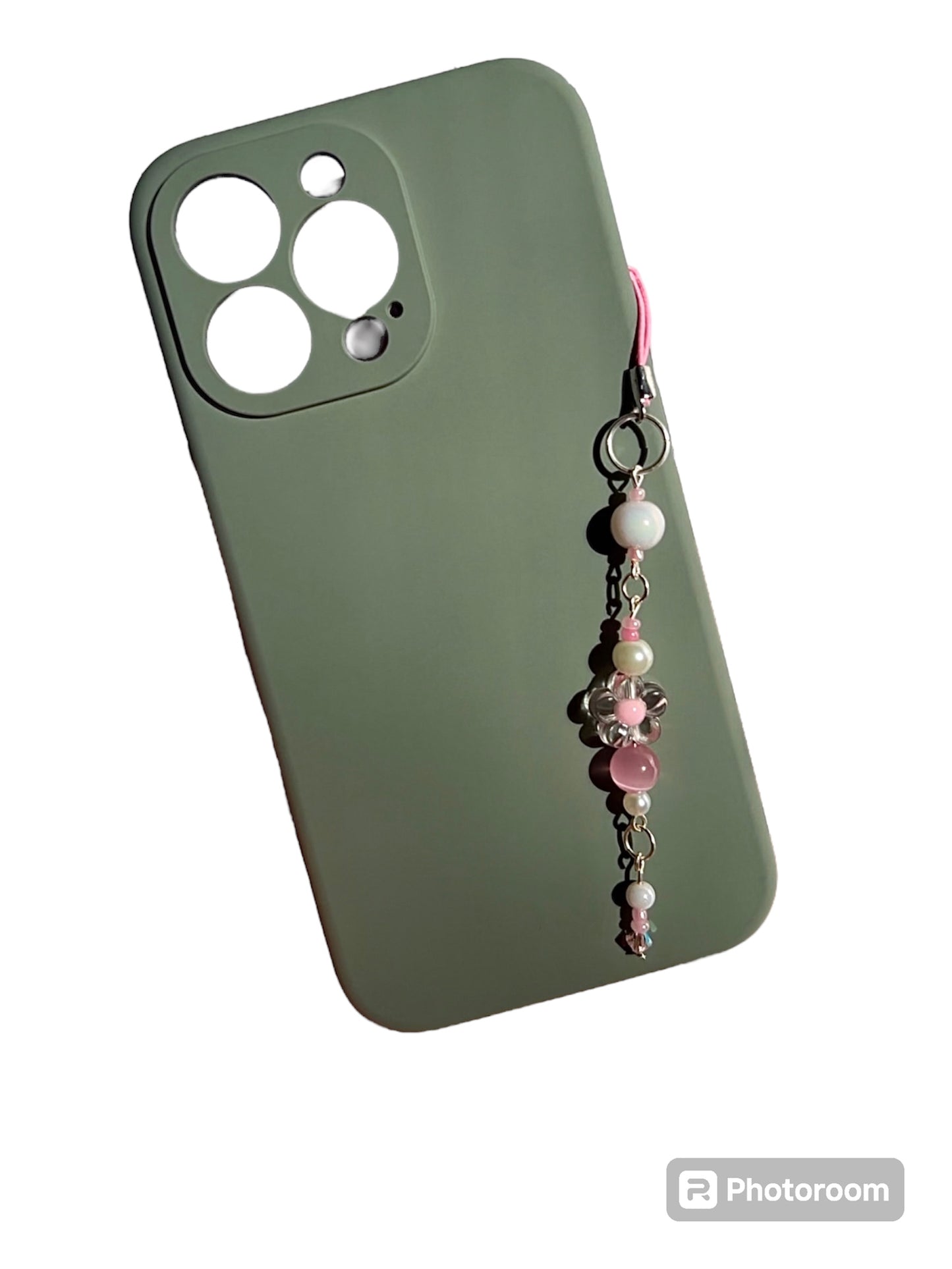 Daisy Bead Phone Charm Keychain Lanyard