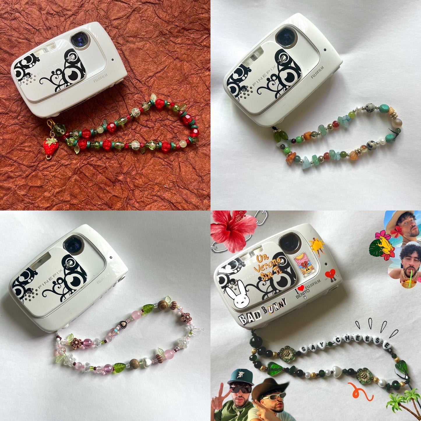 Personalized Camera Wristlet Strap with Custom Name, Photographers Gift, Beaded Phone Charm, Graduation Gift